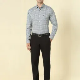 Allen Solly Grey Slim Fit Printed Shirt image 5