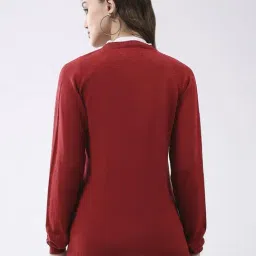 Monte Carlo Red Solid Cardigan image 2