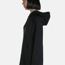 Puma Modest Activewear Black Logo Print Hoodie image 3