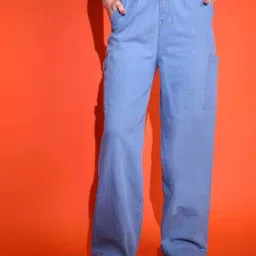 Kotty Blue High Rise Wide Leg Jeans-picture-32