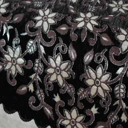 Fashion Throw Grey & White 4 Pieces Printed 3-Seater Jacquard Sofa Covers image 3