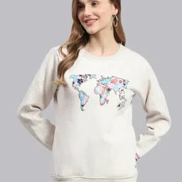 Monte Carlo Light Grey Embroidered Sweatshirt-picture-32