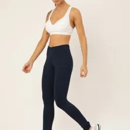 Lady Lyka White Non Wired Padded Sports Bra image 4