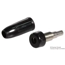 ABBATRON HH SMITH Banana Jack, 15A, Crimp/Solder, Black, 251-103 (Pack of 5)-picture-17