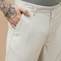 Fame Forever By Lifestyle Beige Regular Fit Shorts image 4