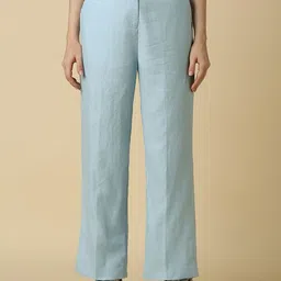 Allen Solly Woman Women Mid-Rise Regular Trousers-picture-12