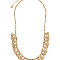 Accessorize London Golden Necklace for Women image 3