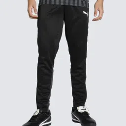 Puma Black Regular Fit Sports Trackpants-image-12