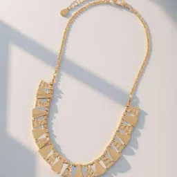 Accessorize London Golden Necklace for Women image 2