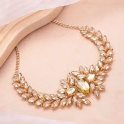 Sohi The Marquise Statement Necklace for Women-picture-15