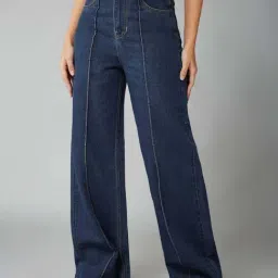 Dolce Crudo Blue Flared Fit Jeans-picture-41