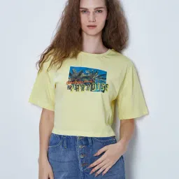 Cover Story Yellow Graphic Print T-Shirt-picture-18