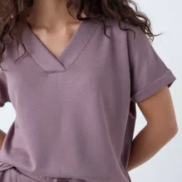 Wunderlove by Westside Mauve Solid Top image 4