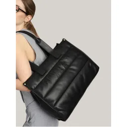 MINI WEST LONDON Black Parisian Luxury Tote Bag-image-13