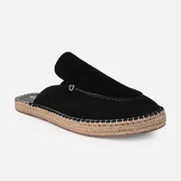 Styli Men Faux Suede Espadrilles With Contrast Binding image 2