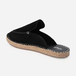 Styli Men Faux Suede Espadrilles With Contrast Binding image 3