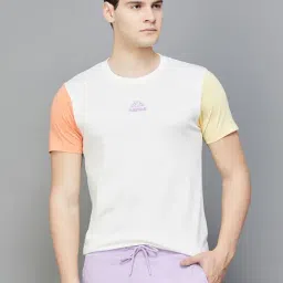 KAPPA Off White Regular Fit Crew T-Shirt-image-16