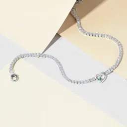 Touch925 925 Silver Dazzling Tennis Classic Bracelet-picture-28