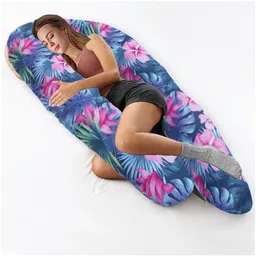 COOZLY U Shaped Pregnancy Pillow with Removable Covers U Super Premium -Tropika-picture-27