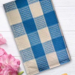 Athom Living White & Beige 4 Pcs Printed Cotton 210 GSM Bath Towel image 4