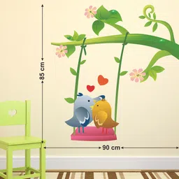 Wallstick Cute Love Birds Wallsticker image 2