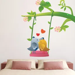 Wallstick Cute Love Birds Wallsticker image 3