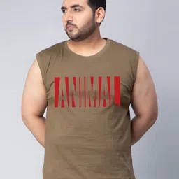 Toodle Plus Men Plus Size Printed Sleeveless Vest T-Shirt-picture-24