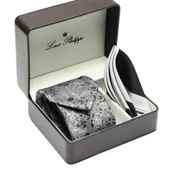 Louis Philippe Men Woven Design Accessory Gift Set-picture-18