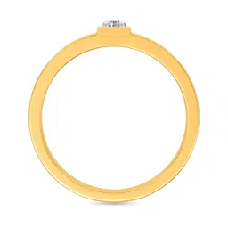 Kisna Diamond & Gold Jewellery Evan 18k (750) Diamond & Gold Ring For Men image 5
