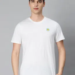 ALCIS White Regular Fit Sports T-Shirt-picture-19