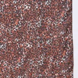Trend Arrest Rust & Black Animal Print Scarf image 5