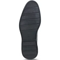 Mochi Men's Black Derby Shoes image 5