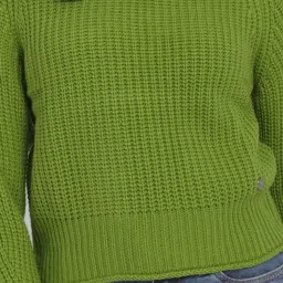 Allen Solly Green Regular Fit Sweater image 5