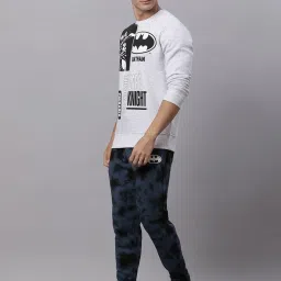 Free Authority Grey Regular Fit Batman Printed Joggers image 5