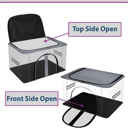 Myntra Elegant Homes Grey 2 Pieces Multi-Utility Organisers image 2