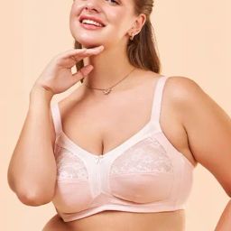 Enamor Pink Non Wired Non Padded Full Coverage Bra-picture-15