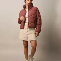 Only Brown Quilted Jacket image 5