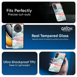 QRIOH Abstract Printed Realme 15T 5G Back Case Mobile Accessories image 3
