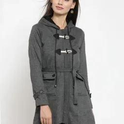 Belle Fille Dark Grey Textured Jacket-picture-30