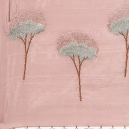 Kalyan Silks Pink Silk Printed Saree With Unstitched Blouse image 5