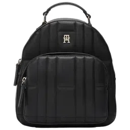 TOMMY HILFIGER Black Quilted Backpack-image-77
