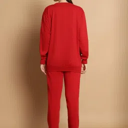 Vimal Jonney Black & Maroon Printed Tracksuit - Pack Of 2 image 5