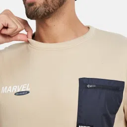 Octave Natural Regular Fit Self Pattern Sweatshirt image 5