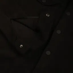 Thomas Scott Black Cotton Regular Fit Solid Jacket image 5