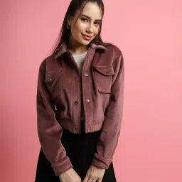 Forever 21 Maroon Regular Fit Jacket-picture-17