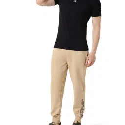 Calvin Klein Jeans Black Cotton Regular Fit T-Shirt image 5