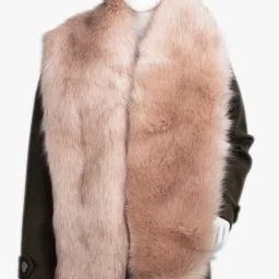 Kazo Pink Fur Scarf image 5
