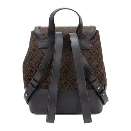 TOMMY HILFIGER Black Logo Print Backpack image 2