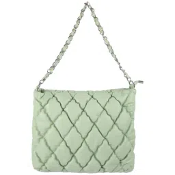 Metro Green Solid Medium Shoulder Handbag-picture-12