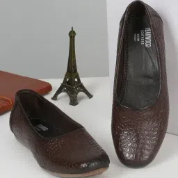Teakwood Leathers Women's Brown Flat Ballets-picture-25